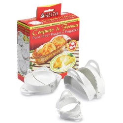 CJ FORMAS P/ PASTEL C/ 03 PCS