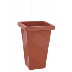 VASO QUADR COLUNA CERAMICO 13 LTS - 26X38X26 CMS