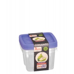 POTE GRADUADO QUAD 280ML CJ C/ 03 PCS