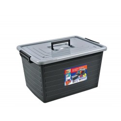 ORGANIZADOR C/ TRAVA/RODIZIO 30L - 44 X 27 X 35 CM