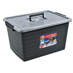 ORGANIZADOR C/ TRAVA/RODIZIO 50L - 57 X 35 X 41 CM