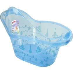 BANHEIRA INFANTIL TRANSP 23 LTS  AZUL