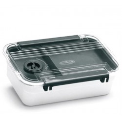 MARMITA BOM APETITE C/ BANDEJA E VALVULA 800 ML