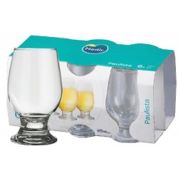 PAULISTA TACA DE CERVEJA 300 ML - JG C/ 06 PCS