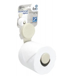 BRANCO - PORTA PAPEL HIGIENICO C/ VENTOSAS