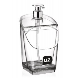 DISPENSER PREMIUM 500ML TRANS BICO METAL