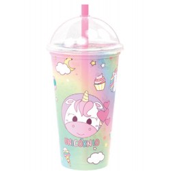 COPO SHAKE 500 ML UNICORNIO