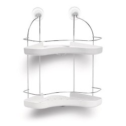 CANTONEIRA DUPLA CROMO - BRANCO