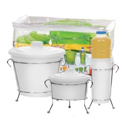 KIT PIA CROMO COLORS - BRANCO