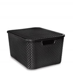 CAIXA RATTAN 15L PRETO
