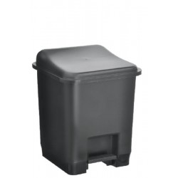 LIXEIRA 14 L C/PEDAL - PRETA