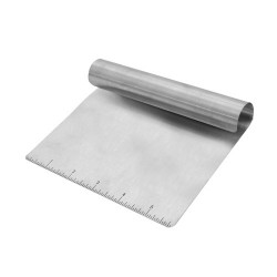 ESPATULA DE INOX P/MASSAS E LEG. 17 CM
