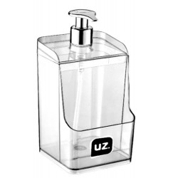 DISPENSER SLIM 500ML TRANSLUCIDO - 9 X 18 CM