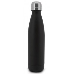TERMICO - GARRAFA 500ML INOX PAREDE DUPLA PRETO