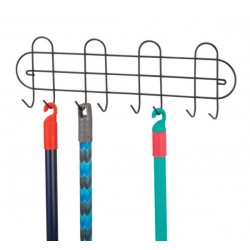 BLACK - PORTA VASSOURAS LIFE