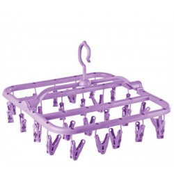 VARAL MULTIUSO C/26 PRENDEDORES QUADRADO