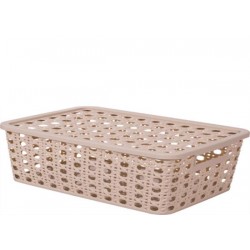 CAIXA PALHA C/ TAMPA 8L