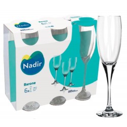 BARONE TACA CHAMPANHE 190 ML - JG C/ 06 PCS