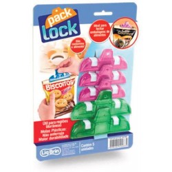 PRENDEDOR DE EMBALAGEM PACK LOCK - C/5 UN