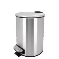 LIXEIRA INOX C/ PEDAL 05L