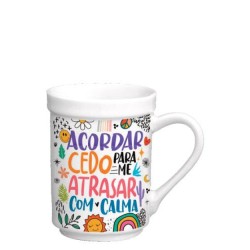 CANECA 260ML C/ BORDA DEC FRASE