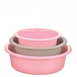 JOGO DE BACIA COLOR C/ 03 PCS -  1.5/2.5/4.5 L