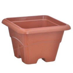 VASO 12L QUAD TERRACOTA - LISO
