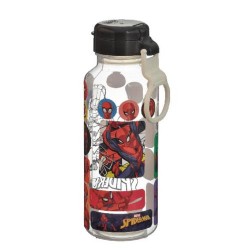 GARRAFA FUN 600 ML ABRE FACIL HOMEM ARANHA