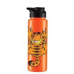GARRAFA SQUEEZE 750ML GARFIELD LARANJA