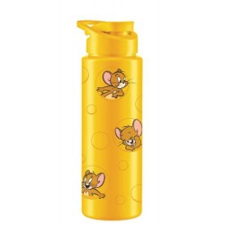GARRAFA SQUEEZE 750ML TOM E JERRY MOUSE AMARELO