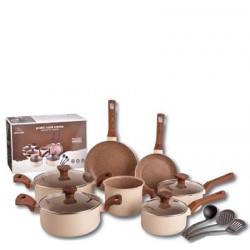 COOK PRATIC - JG PANELA INDUÇÃO C/ 10 PCS CREMA