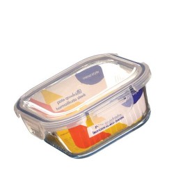 POTE HERMETICO SLEEK QUAD BORO C/ TRAVA 800 ML