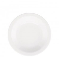 PORCELANA BRANCA PRATO FUNDO 23 CMS
