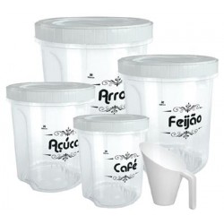 CJ P/ MANTIMENTO 5 PCS - 1 / 2 / 3 / 5,8 L