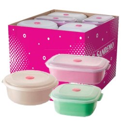 KIT POTES VAC FREEZER 96 PCS - 1,1 + 1,3 + 1,33L COLOR