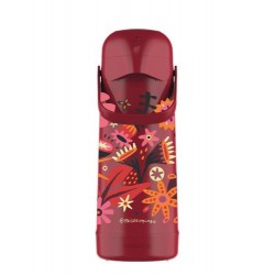 GARRAFA TERMICA MAGIC PUMP 1L VERMELHA DEC