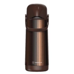 GARRAFA TERMICA LUMINA 1L INOX MARROM