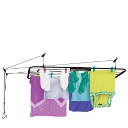 VARAL TETO AÇO 1,20 X 0,56M PRETO