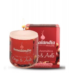 VELA AROMATICA CEREJA E AVELÃ