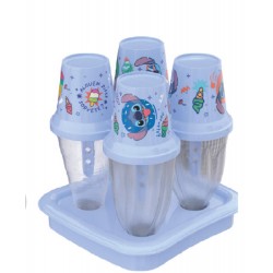 FORMA DE SORVETE P/ 4 PICOLES STITCH