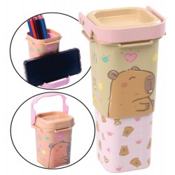 ORGANIZ RETRATIL C/ SUPORTE P/ CELULAR CAPIVARA