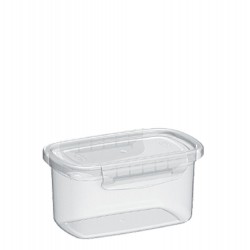 POTE HERMETICO ALTO C/ TRAVAS 850 ML - 17 X 8,5 X 11 CM
