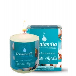VELA AROMATICA FLOR DE ALGODÃO