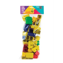 BLOCOS DE MONTAR C/ 55 PCS - SOLAPA 