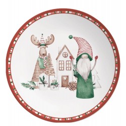 ENCANTO NATALINO - PRATO RASO 29 CM