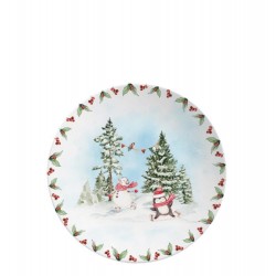 SNOW - PRATO SOBREMESA 21 CM