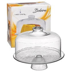 RAVENA CENTRO DE MESA BOLO C/ PE C/ CUPULA Ø28 X 22 CM