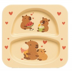ECOKITCHEN - PRATO P/ REFEICAO INFANTIL CAPIVARA 21 CM