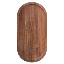 WOOD - BANDEJA OVAL ACACIA 30 X 20 X 2 CM