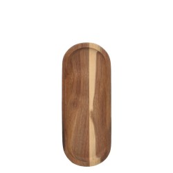 WOOD - BANDEJA OVAL ACACIA 40 X 20 X 2 CM